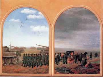 applied dialectics 1945 Surrealist Oil Paintings